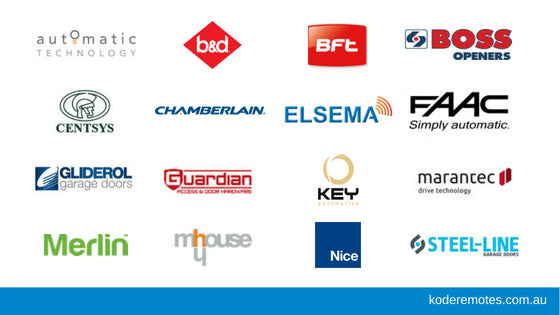 Garage Door and Gate Brands we stock