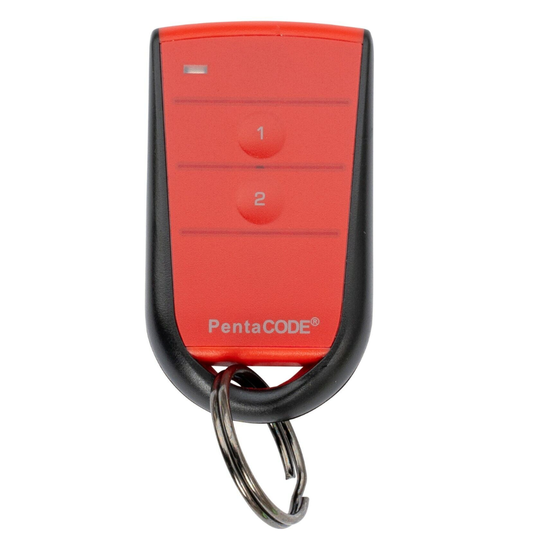 Elsema | Pentacode Remote - 2 Button |RED - Kode Remotes