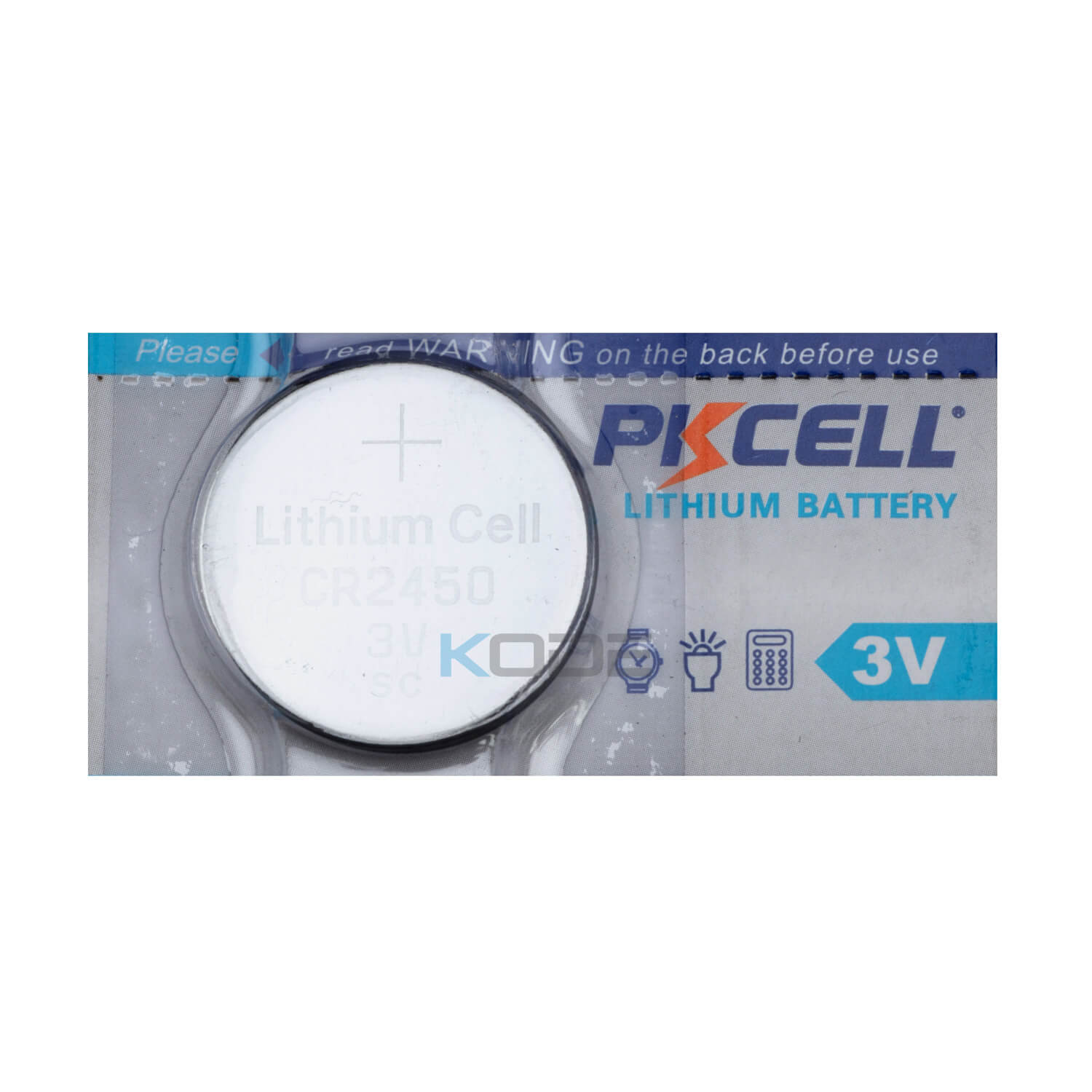 CR2450 Button Coin Battery - Default Title - Kode Remotes