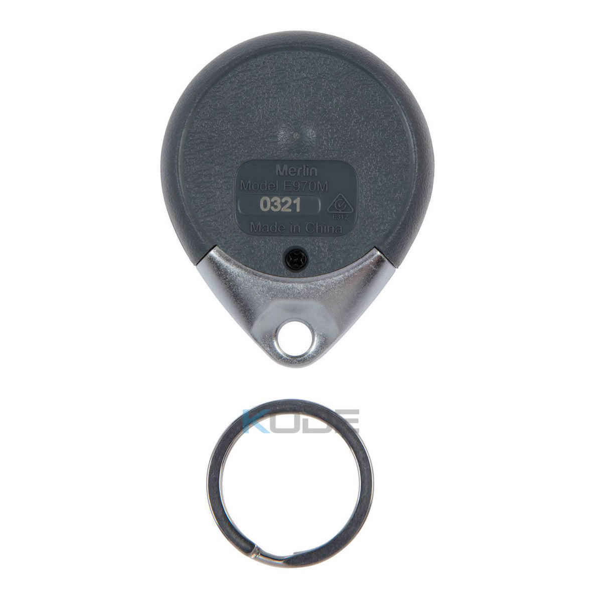 Merlin E970M Remote with Keyring - Back